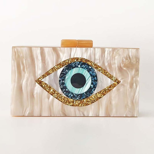 Luxury Mystic Evil Eye Clutch Bag