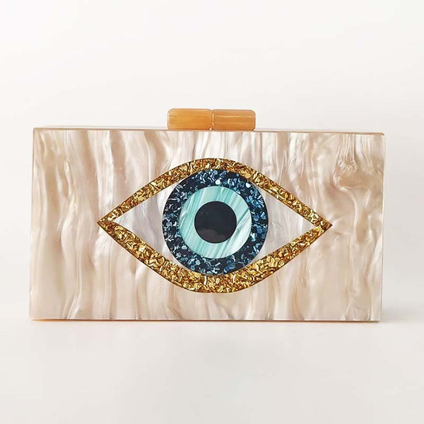 Luxury Mystic Evil Eye Clutch Bag