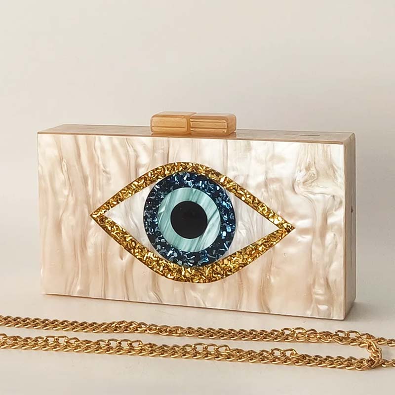 Luxury Mystic Evil Eye Clutch Bag