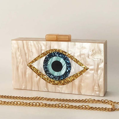 Luxury Mystic Evil Eye Clutch Bag