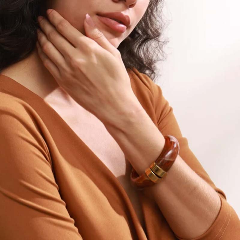 Muse Amber Cuff Bracelet
