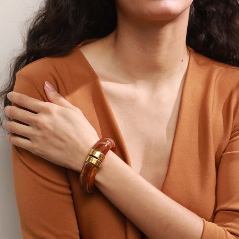 Muse Amber Cuff Bracelet