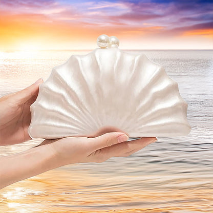 Nautilus Pearl Shell Clutch Bag