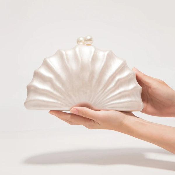 Nautilus Pearl Shell Clutch Bag by Montipi Australia