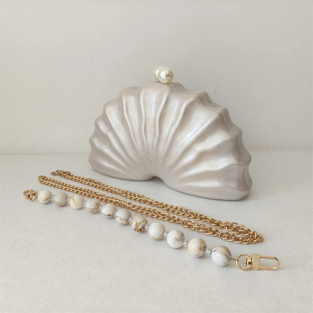 Nautilus Pearl Shell Clutch Bag