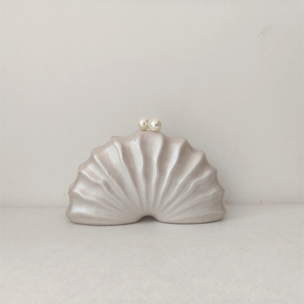 Nautilus Pearl Shell Clutch Bag