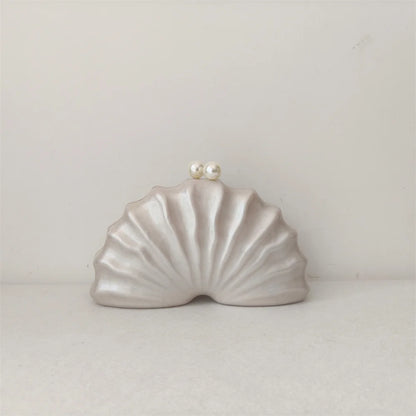 Nautilus Pearl Shell Clutch Bag