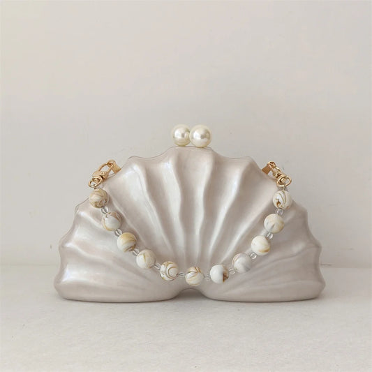 Nautilus Pearl Shell Clutch Bag
