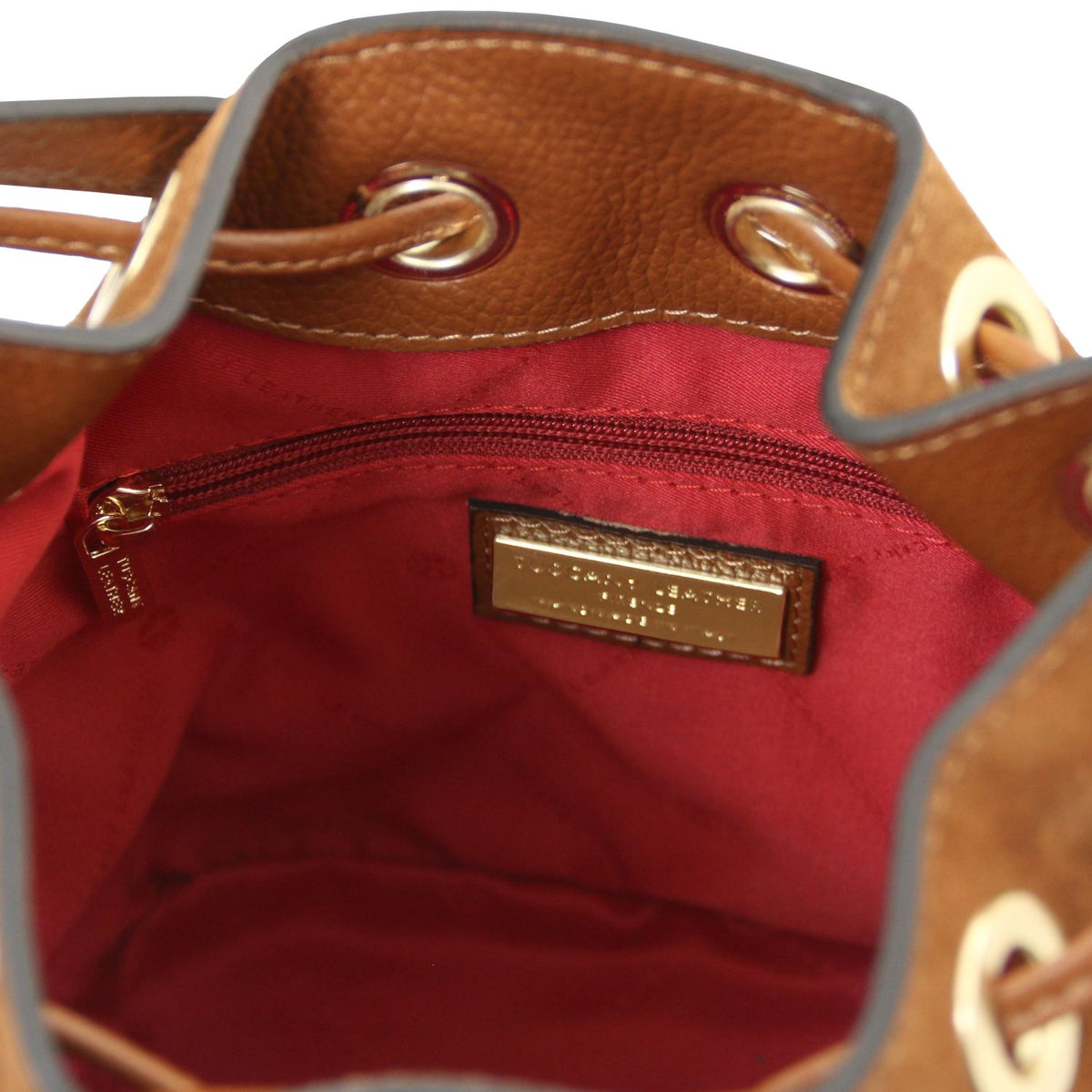 Nomade Suede Fringe Bucket Bag