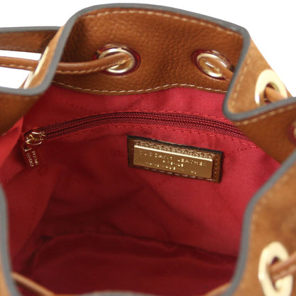 Nomade Suede Fringe Bucket Bag