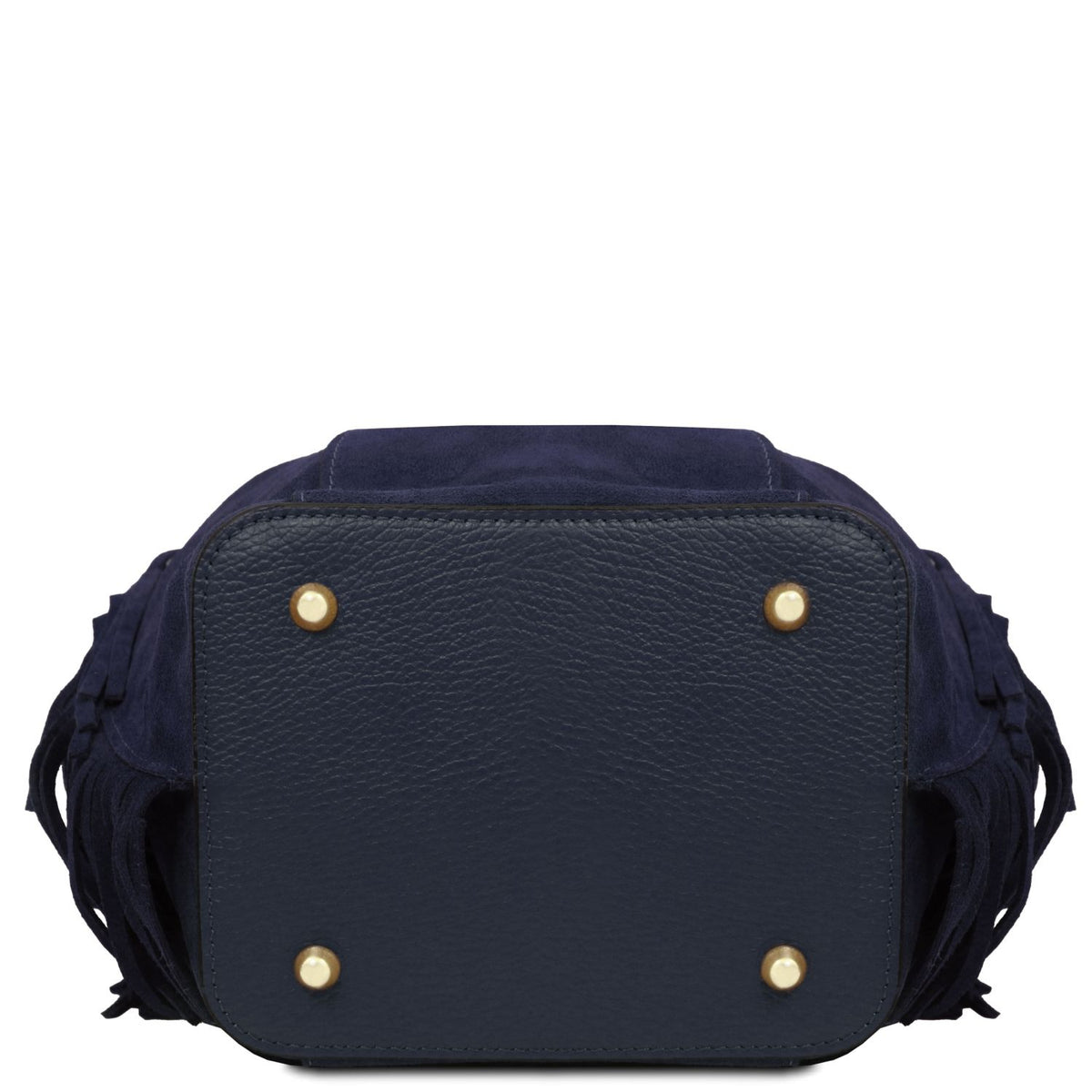 Nomade Suede Fringe Bucket Bag
