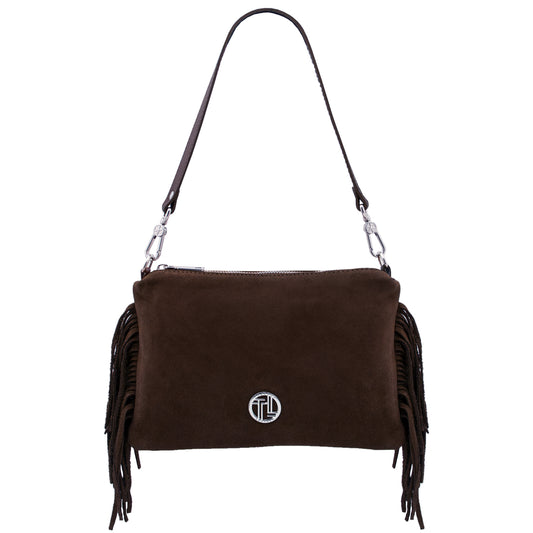 Nomad Suede Fringe Crossbody