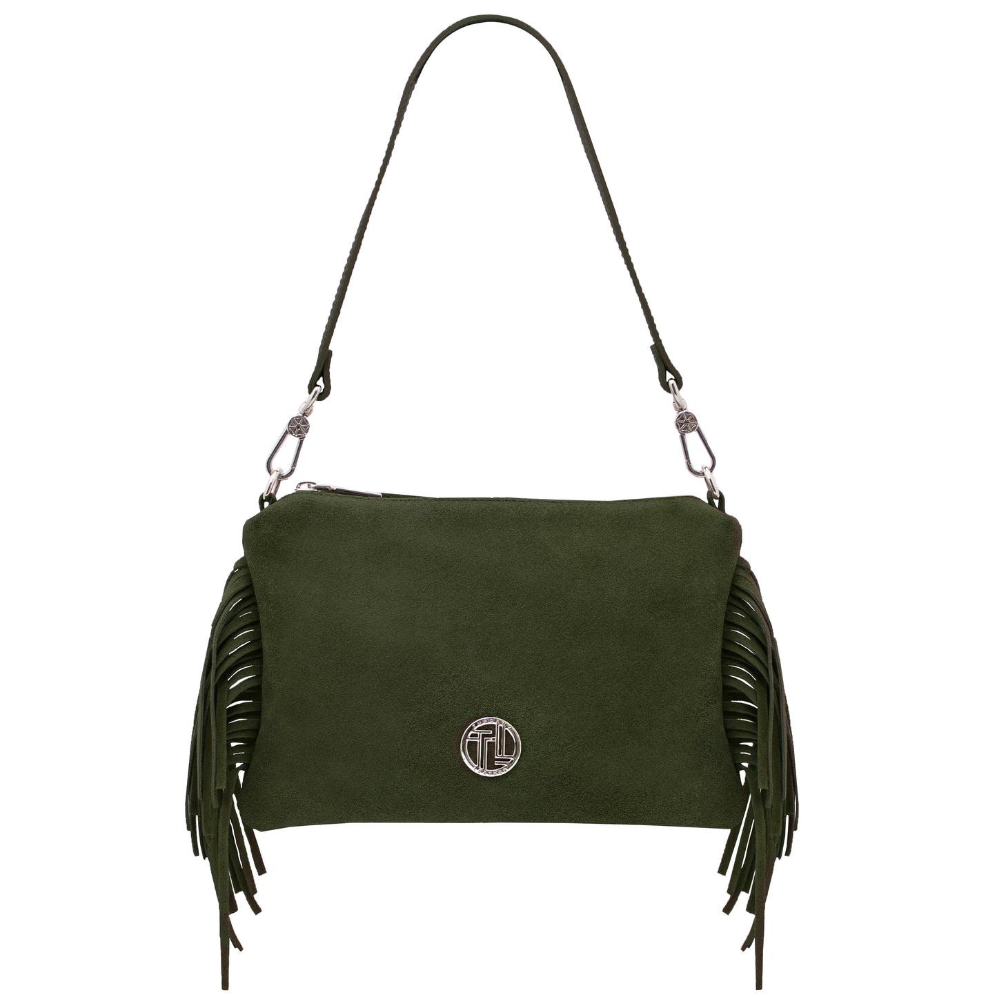 Nomad Suede Fringe Crossbody