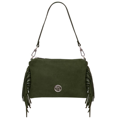 Nomad Suede Fringe Crossbody