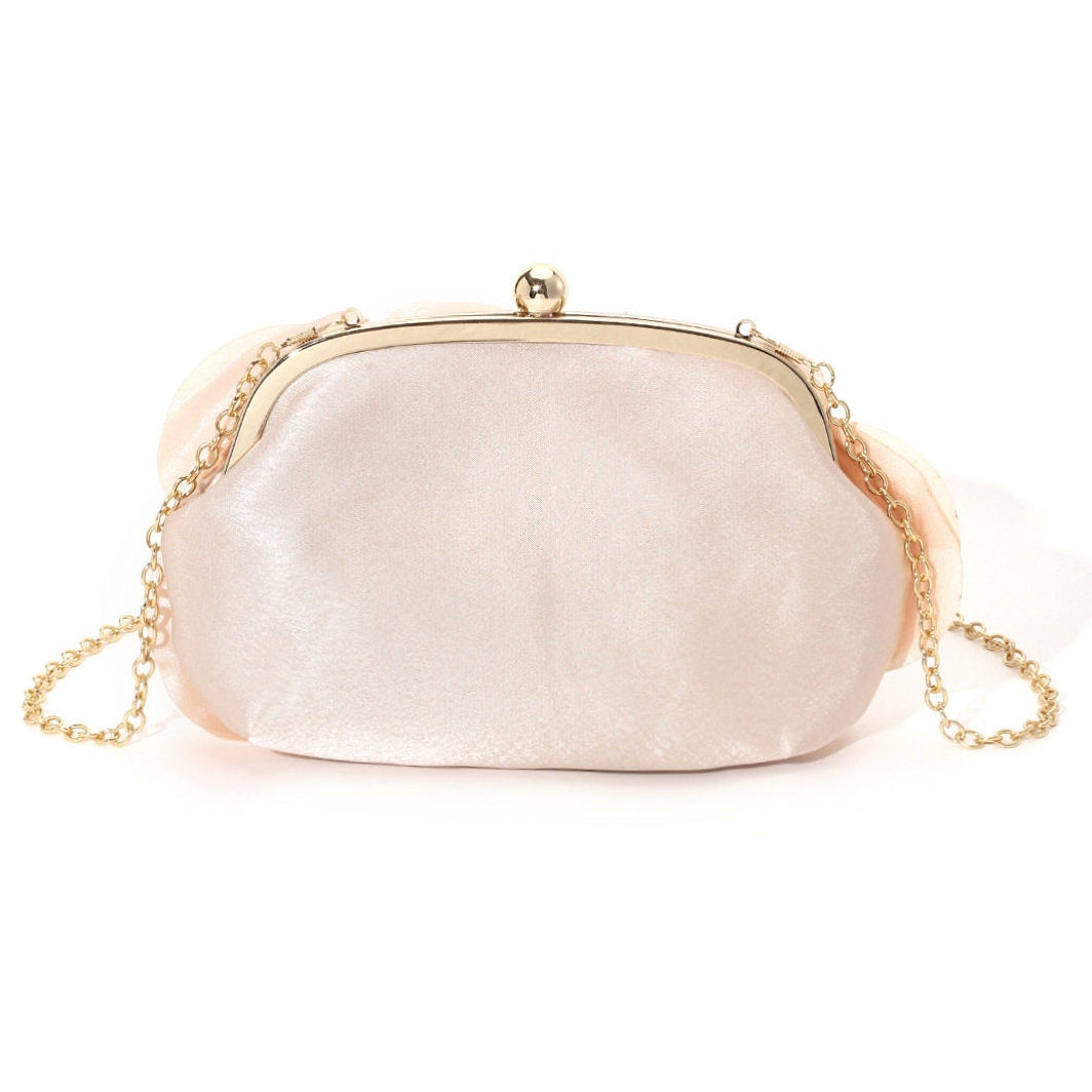 Rose Chic Petal Clutch Bag