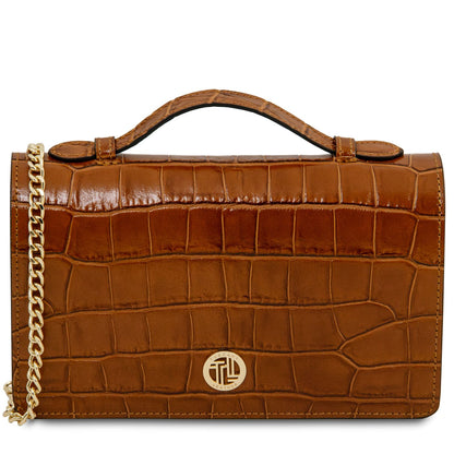 Opera Croque Leather Clutch Bag