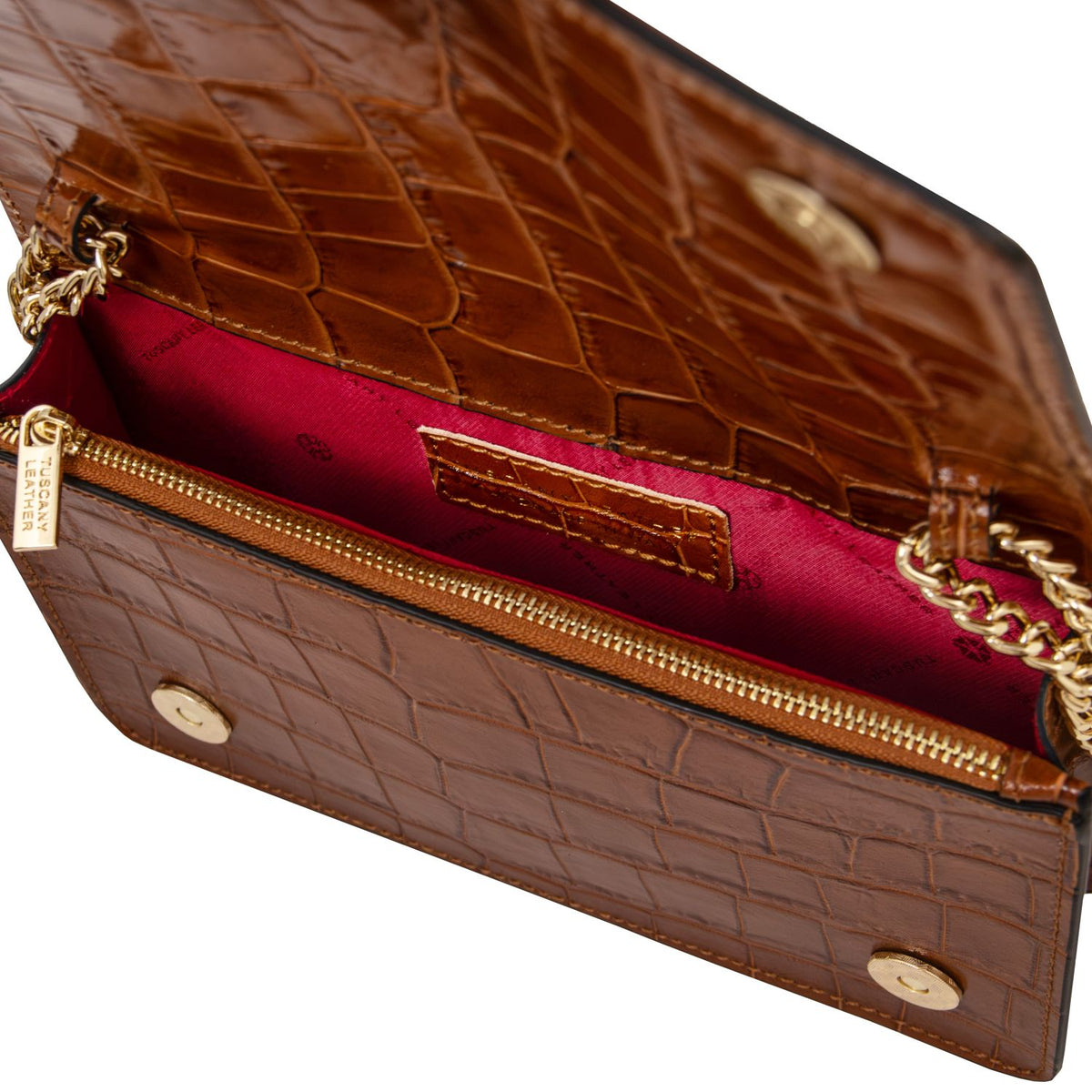 Opera Croque Leather Clutch Bag