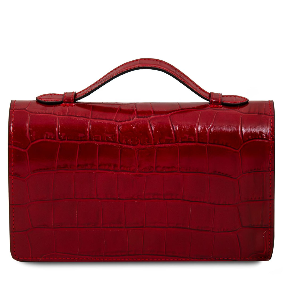 Opera Croque Leather Clutch Bag