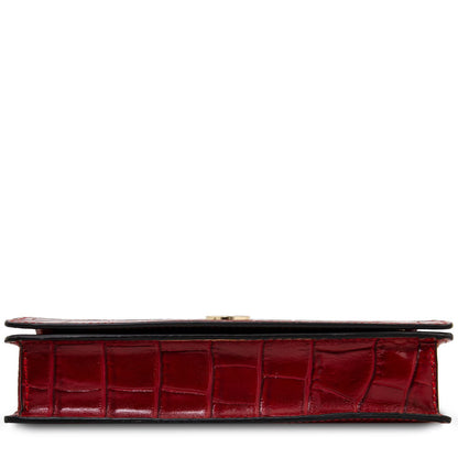 Opera Croque Leather Clutch Bag