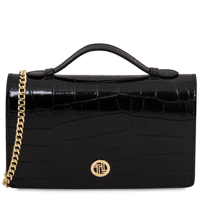 Opera Croque Leather Clutch Bag