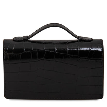 Opera Croque Leather Clutch Bag