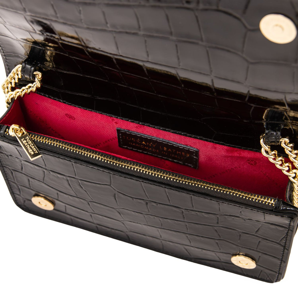 Opera Croque Leather Clutch Bag