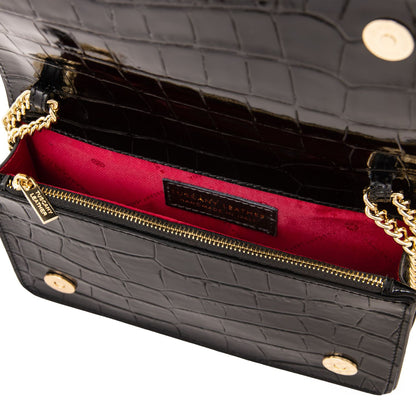 Opera Croque Leather Clutch Bag