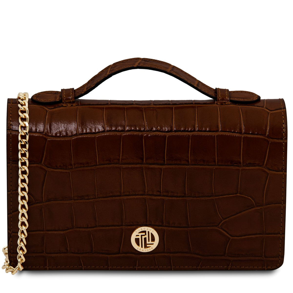 Opera Croque Leather Clutch Bag