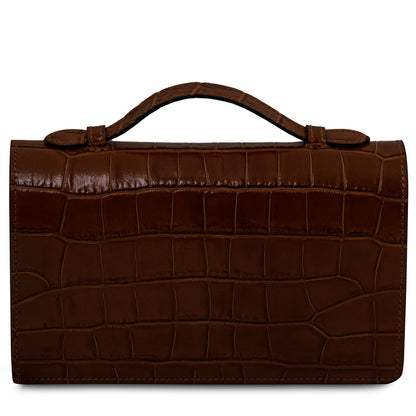 Opera Croque Leather Clutch Bag