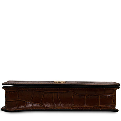 Opera Croque Leather Clutch Bag