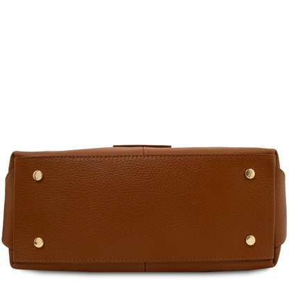 Ribelle Leather Bowler Bag