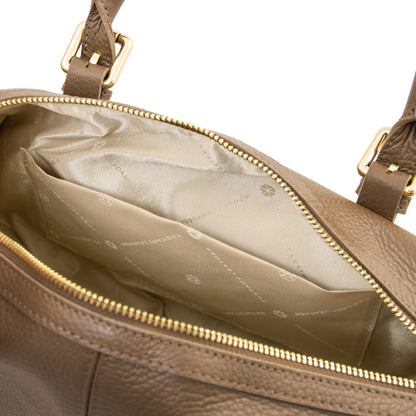 Ribelle Leather Bowler Bag