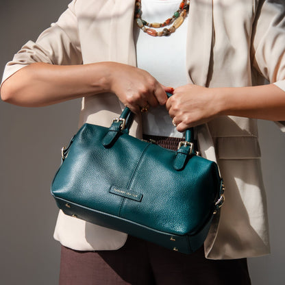 Ribelle Leather Bowler Bag