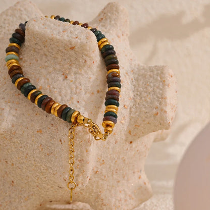 Riviera Gemstone Beaded Bracelet