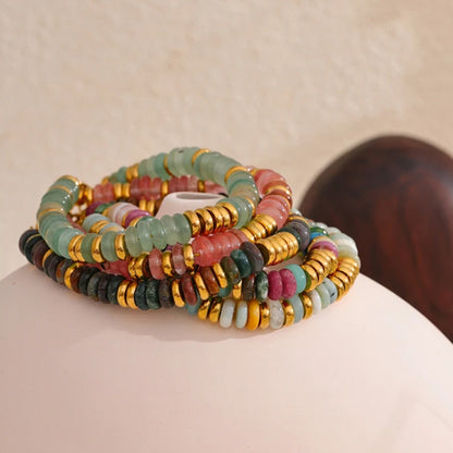 Riviera Gemstone Beaded Bracelet