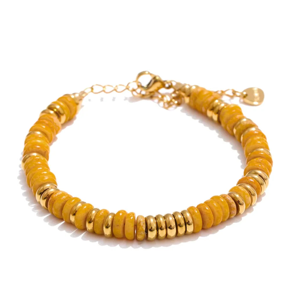 Riviera Gemstone Beaded Bracelet