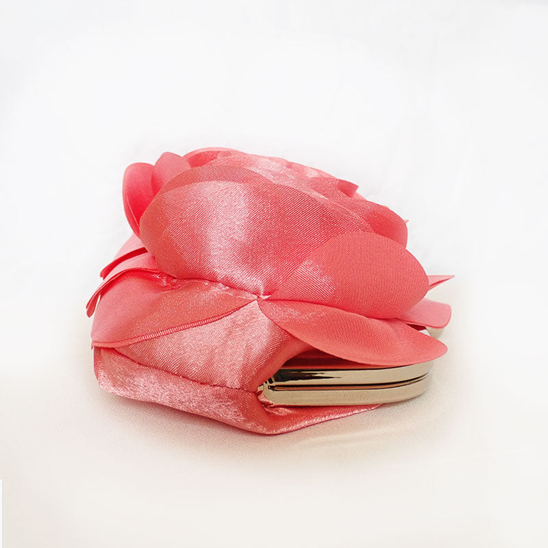 Rose Chic Petal Clutch Bag