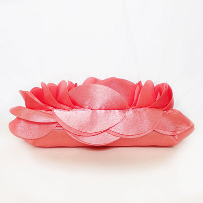 Rose Chic Petal Clutch Bag