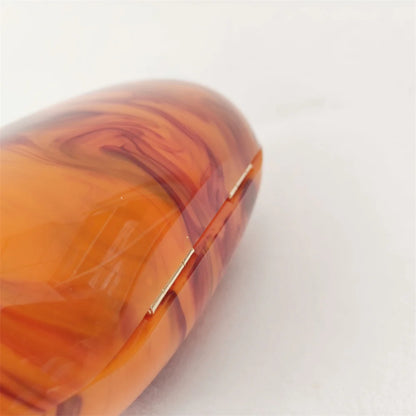Amber Tortoise Acrylic Clutch