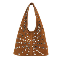 Cafe Studded Shoulder Bag