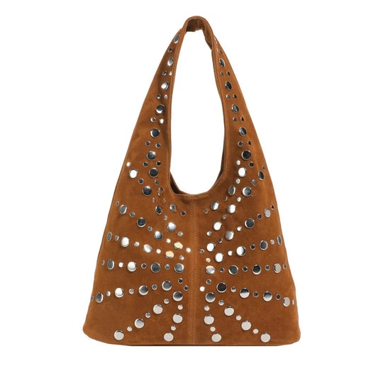 Cafe Studded Shoulder Bag