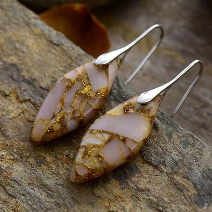 Jasper Luxe Marble Earrings