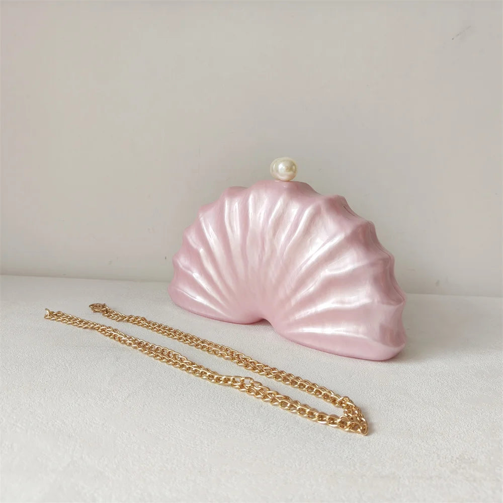 Nautilus Pearl Shell Clutch Bag
