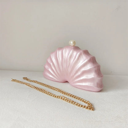 Nautilus Pearl Shell Clutch Bag