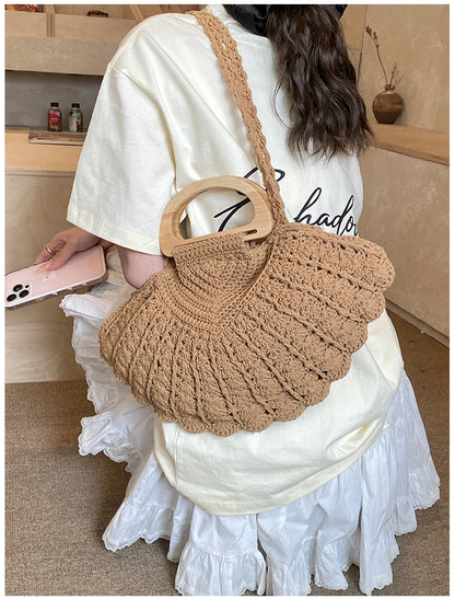 Crochet Shell Boho Bag