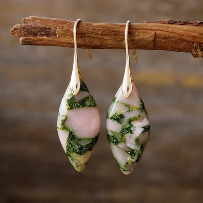 Jasper Luxe Marble Earrings