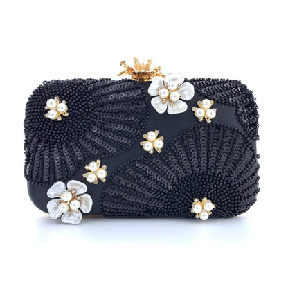 Floral Dream Pearl Clutch