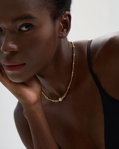 Halo Pearl Choker