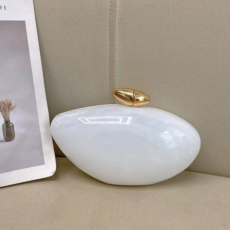 Venus Shell Acrylic Clutch