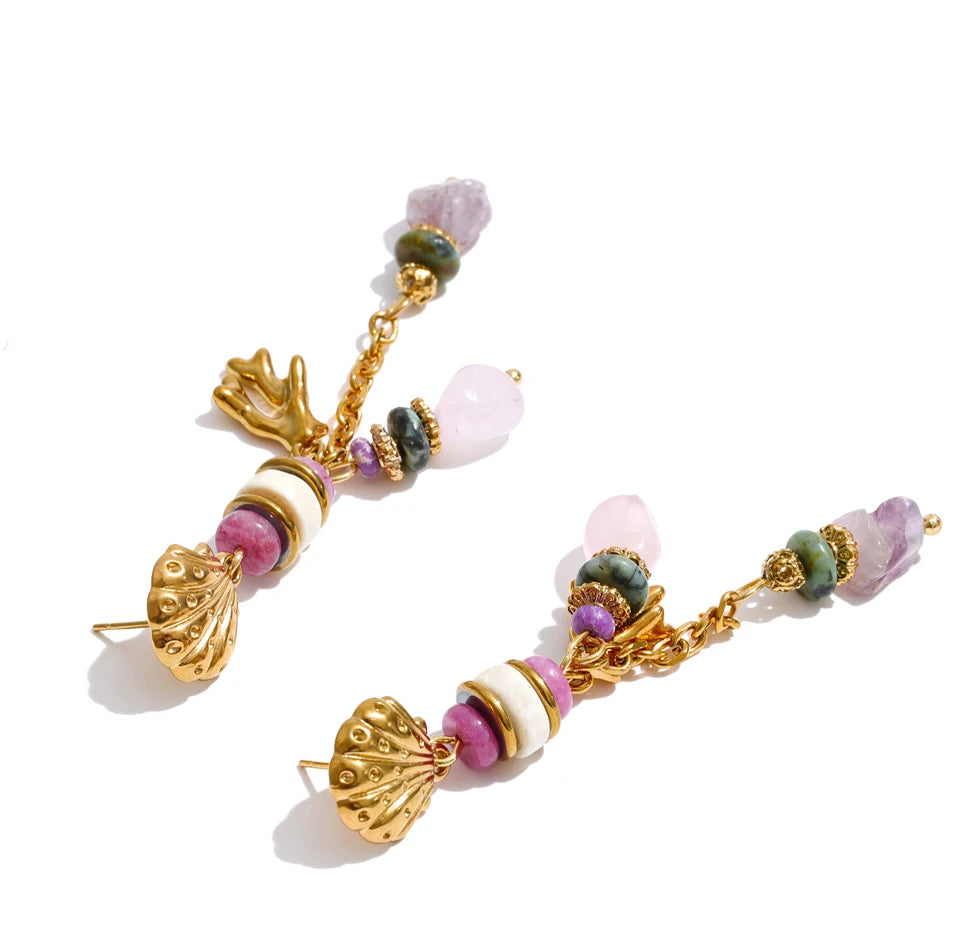 Nymphaea Shell Earrings